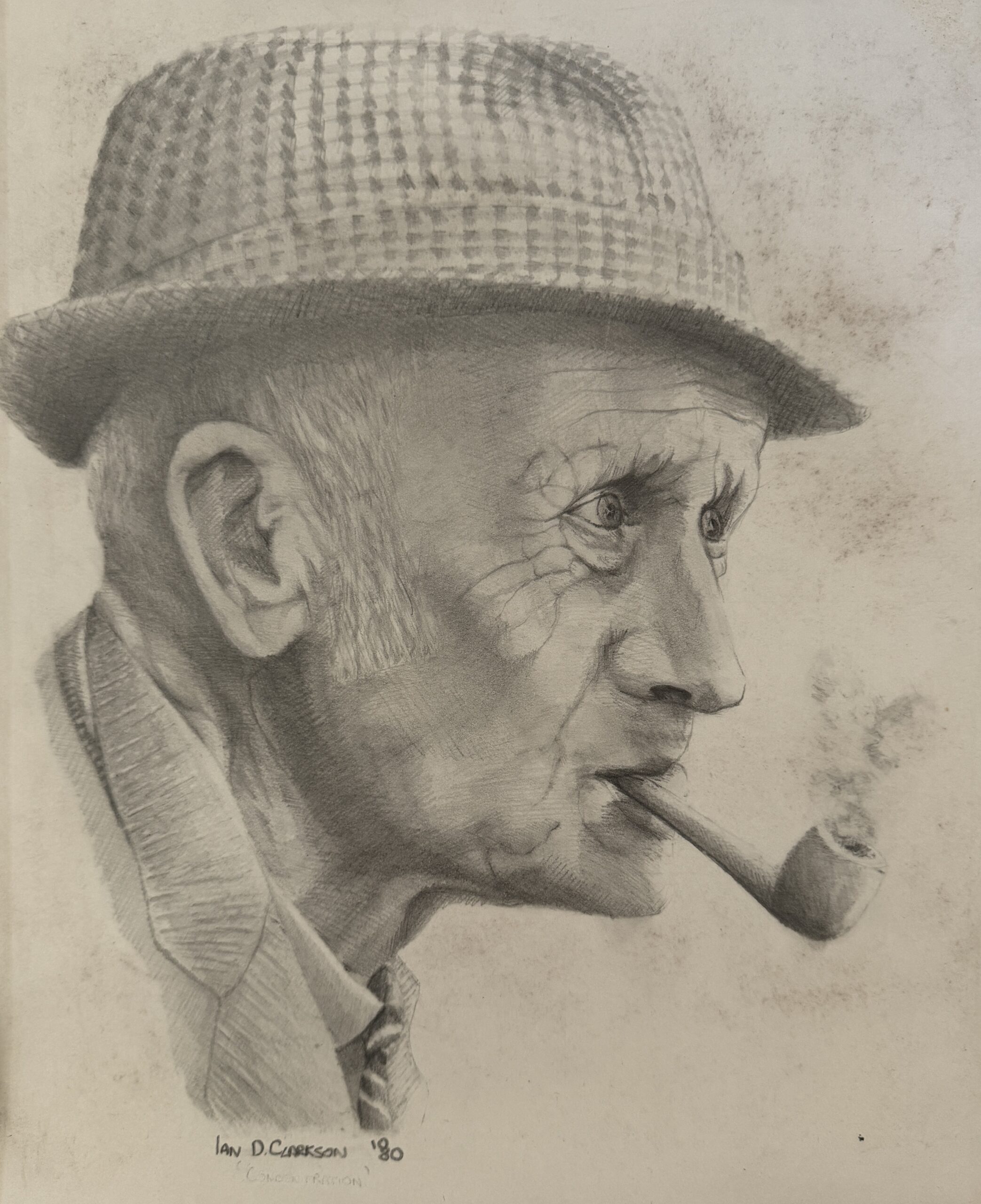 old man pencil